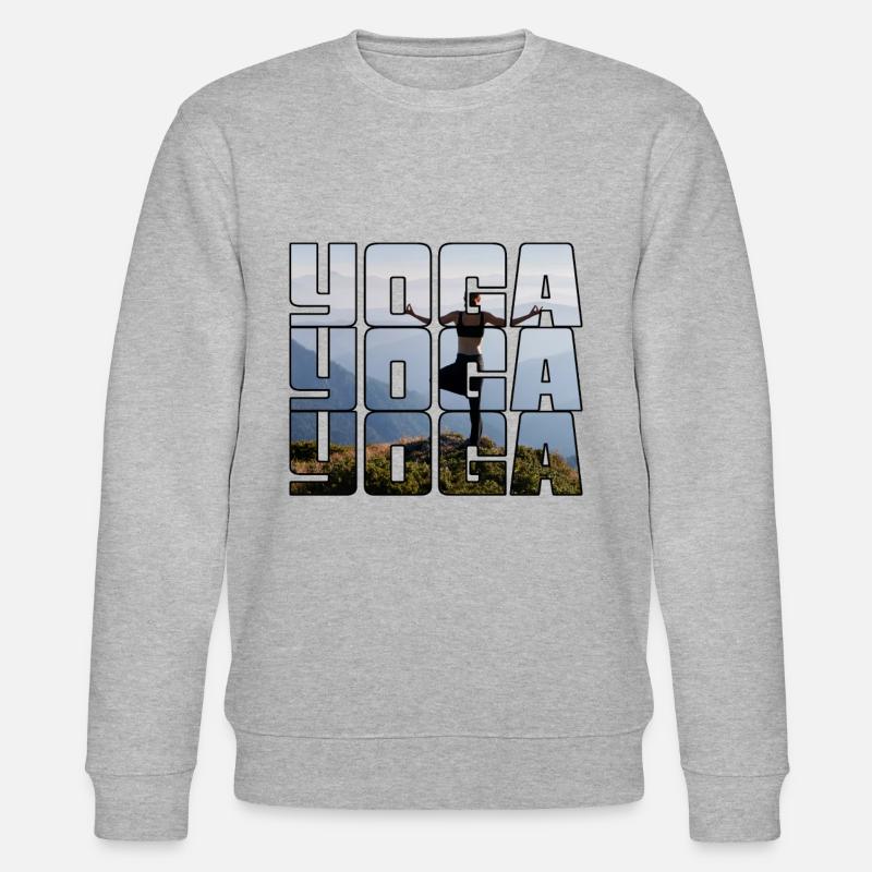 Yoga - Stanley/Stella Unisex Bio-Sweatshirt CHANGER  - Grau meliert