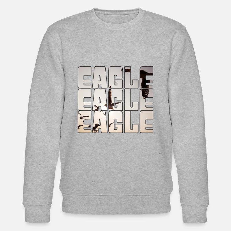 Adler - Stanley/Stella Unisex Bio-Sweatshirt CHANGER  - Grau meliert