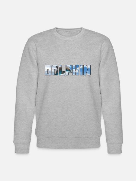 Dolphin - Stanley/Stella CHANGER Unisex Organic Sweatshirt - heather grey