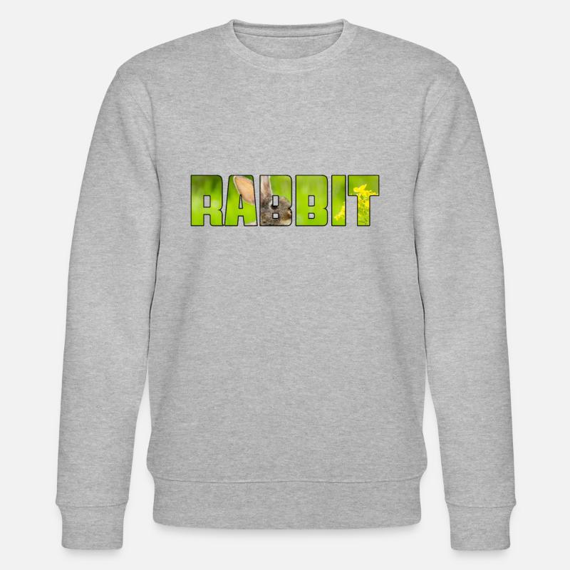 Hase - Stanley/Stella Unisex Bio-Sweatshirt CHANGER  - Grau meliert