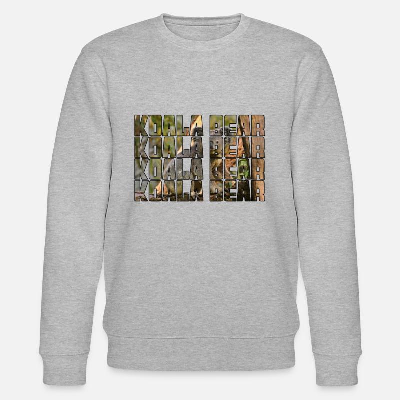 Koala Ours - Sweat bio CHANGER Stanley/Stella Unisexe - gris chiné