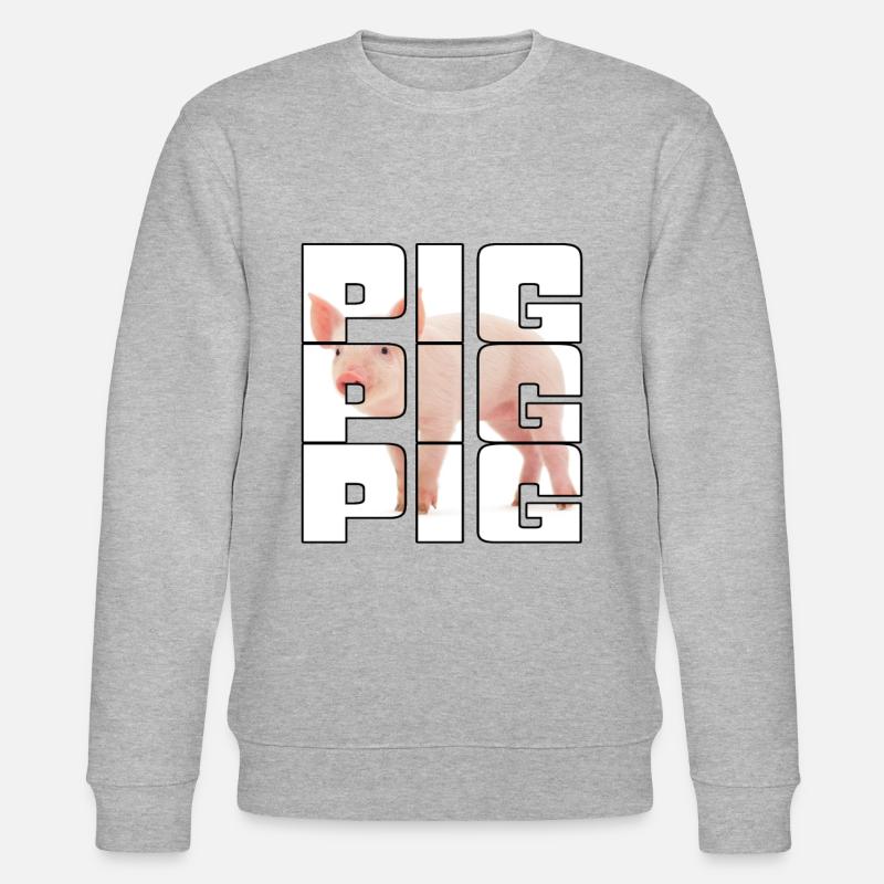 Cochon - Sweat bio CHANGER Stanley/Stella Unisexe - gris chiné