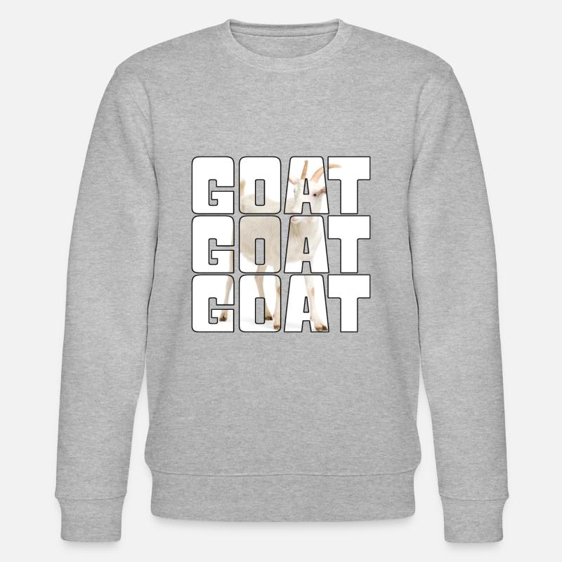 Chèvre - Sweat bio CHANGER Stanley/Stella Unisexe - gris chiné