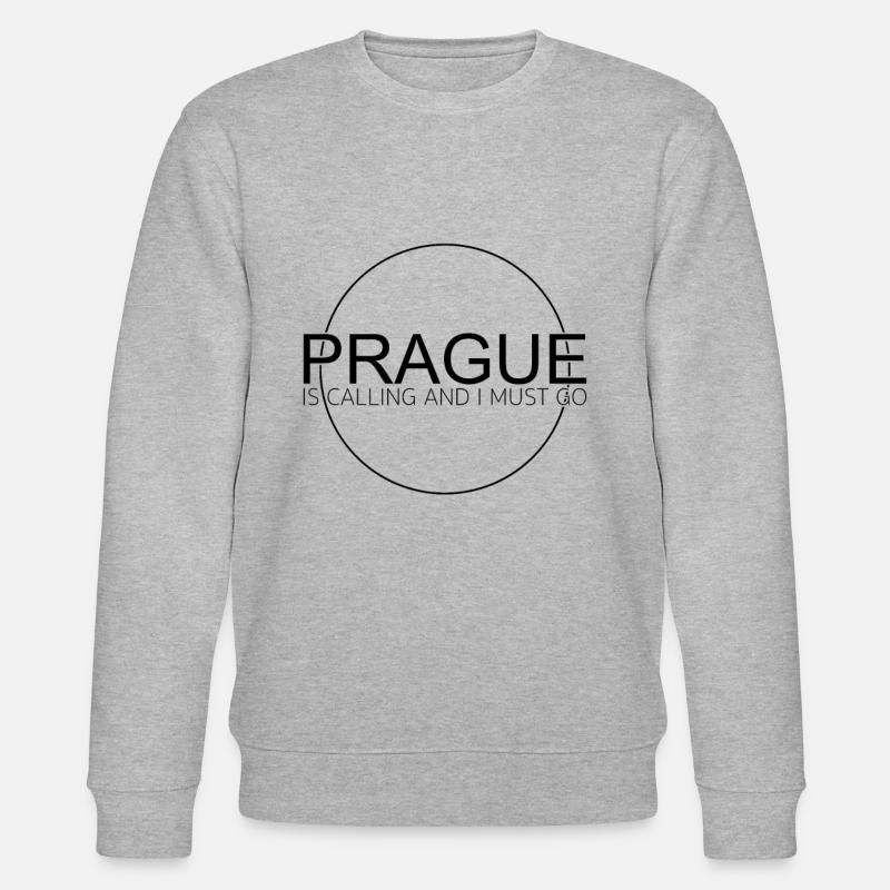 Prag - Stanley/Stella Unisex Bio-Sweatshirt CHANGER  - Grau meliert