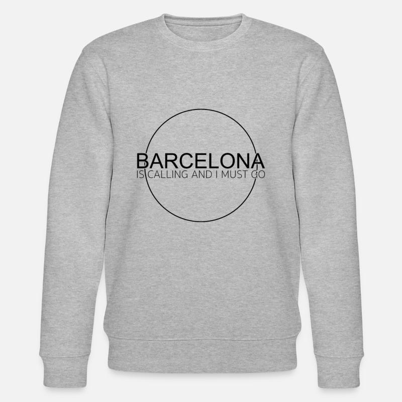 Citation de Barcelone - Sweat bio CHANGER Stanley/Stella Unisexe - gris chiné
