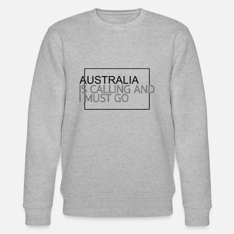 Citation Australie - Sweat bio CHANGER Stanley/Stella Unisexe - gris chiné