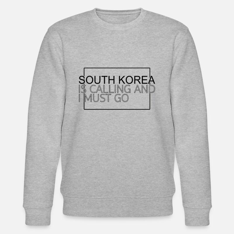 South Korea - Stanley/Stella Unisex Bio-Sweatshirt CHANGER  - Grau meliert