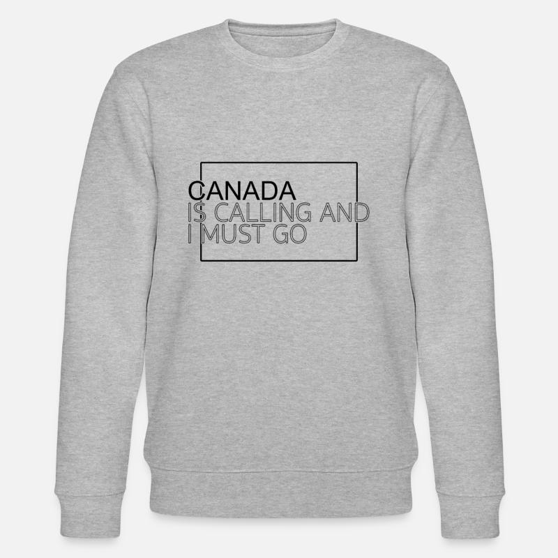 Canada Dicton - Sweat bio CHANGER Stanley/Stella Unisexe - gris chiné