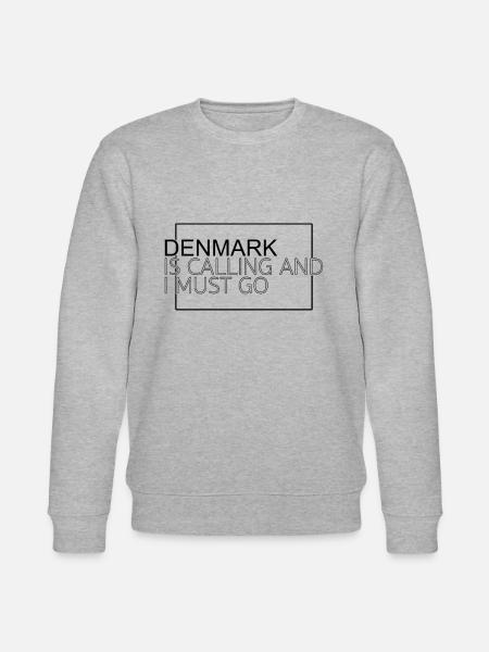 Denmark Saying - Stanley/Stella CHANGER Unisex Organic Sweatshirt - heather grey