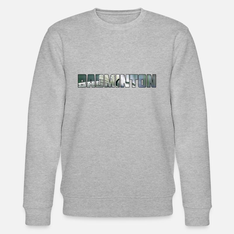 Badminton - Stanley/Stella Unisex Bio-Sweatshirt CHANGER  - Grau meliert