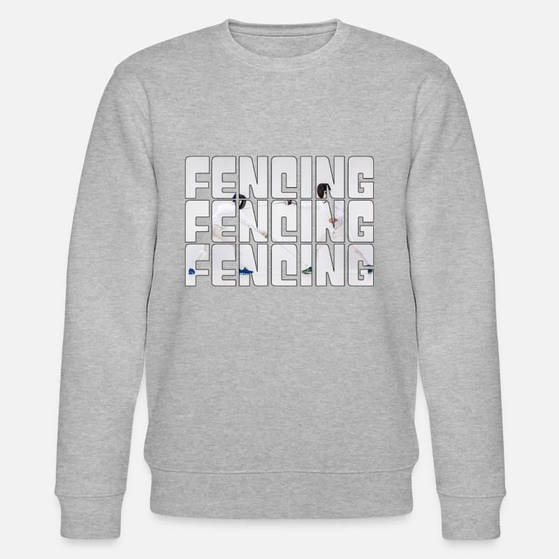 Fechten - Stanley/Stella Unisex Bio-Sweatshirt CHANGER  - Grau meliert