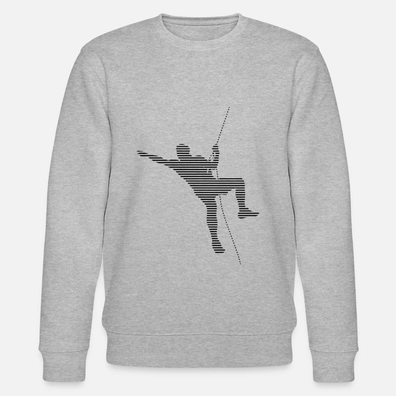 Klettern - Stanley/Stella Unisex Bio-Sweatshirt CHANGER  - Grau meliert