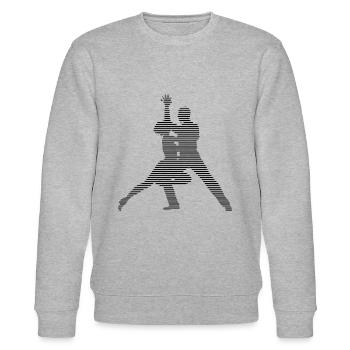 Dance - Stanley/Stella CHANGER Unisex Organic Sweatshirt - heather grey - Front - Nik (191cm) & Marisol (170cm)