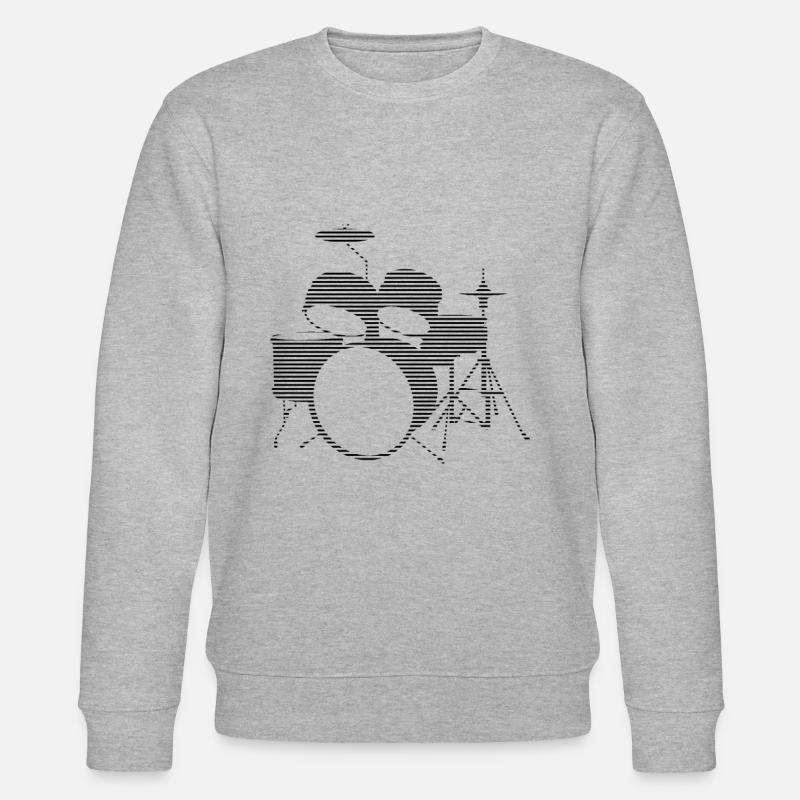 Percussion - Sweat bio CHANGER Stanley/Stella Unisexe - gris chiné