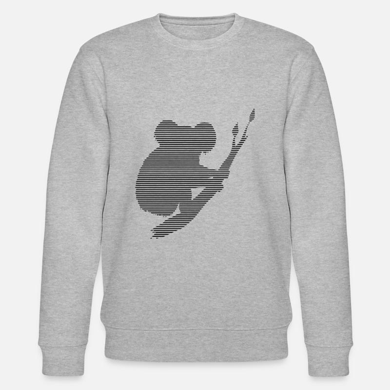 Koala - Stanley/Stella Unisex Bio-Sweatshirt CHANGER  - Grau meliert