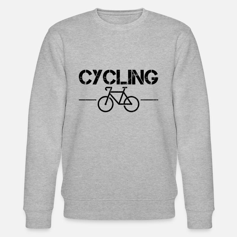 Fahrrad - Stanley/Stella Unisex Bio-Sweatshirt CHANGER  - Grau meliert