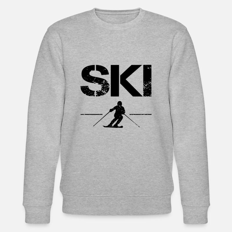 Ski - Stanley/Stella Unisex Bio-Sweatshirt CHANGER  - Grau meliert