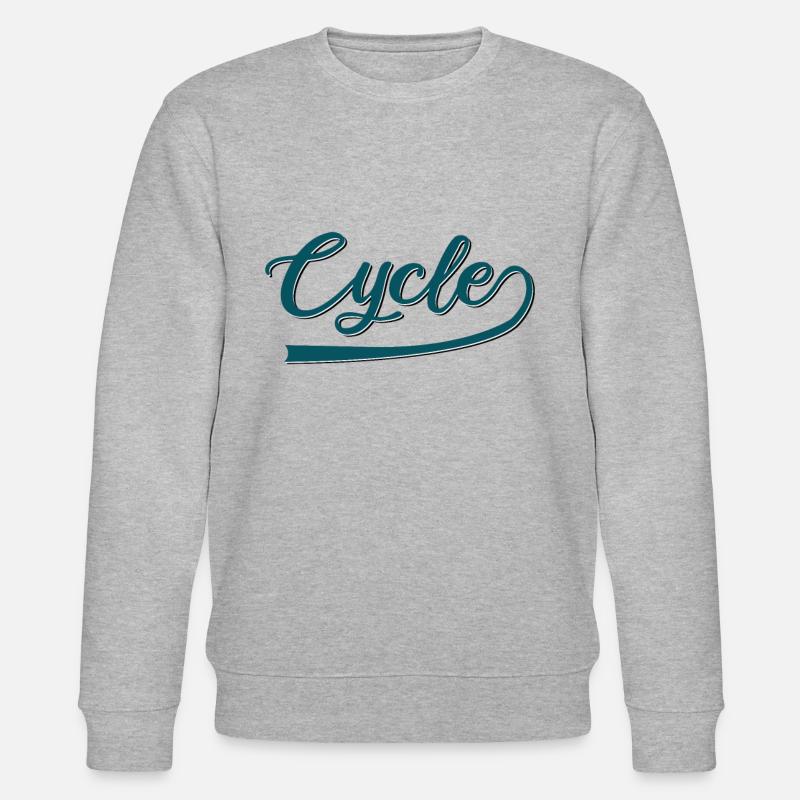 Fahrrad - Stanley/Stella Unisex Bio-Sweatshirt CHANGER  - Grau meliert