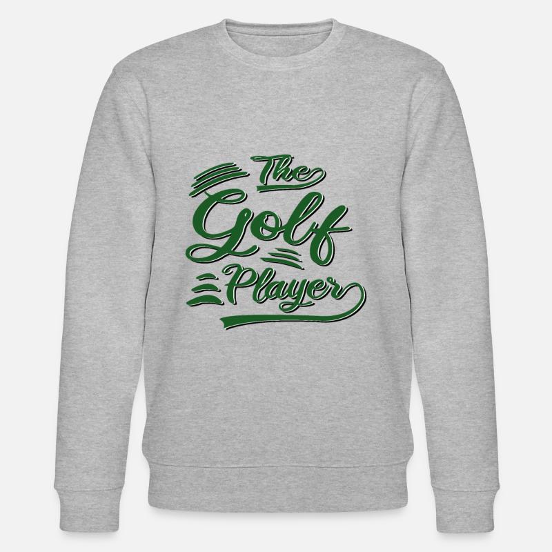 Der Golf Spieler - Stanley/Stella Unisex Bio-Sweatshirt CHANGER  - Grau meliert