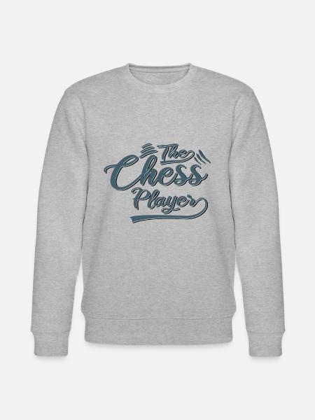 The chess player - Stanley/Stella CHANGER Unisex Organic Sweatshirt - heather grey