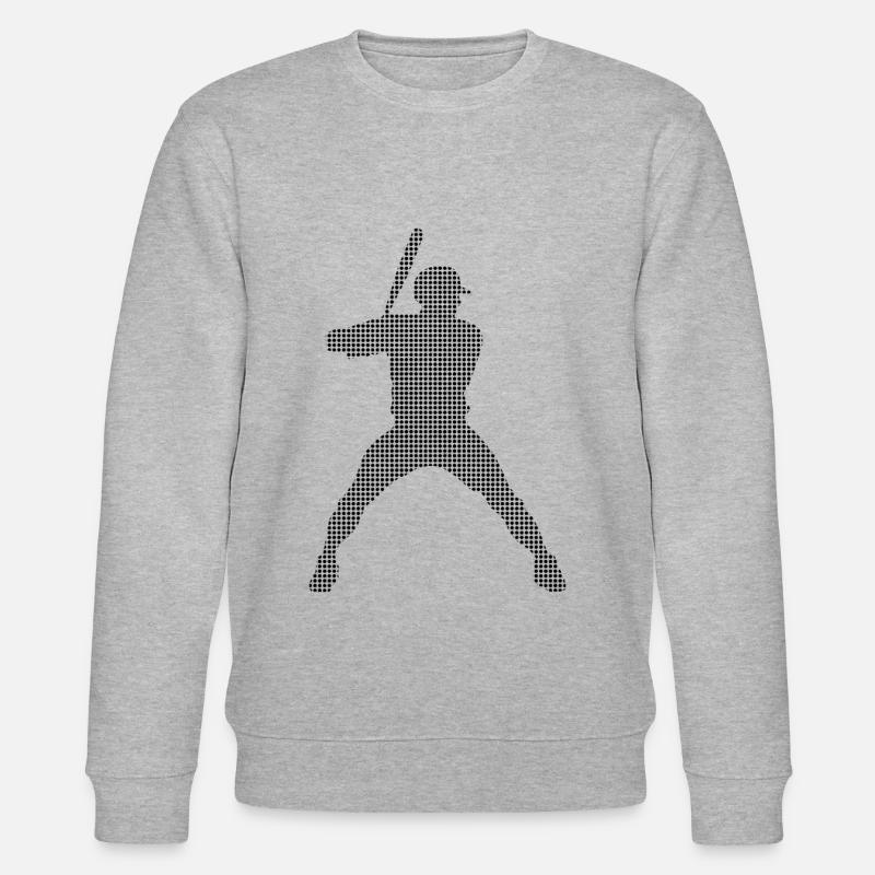 Baseball - Stanley/Stella Unisex Bio-Sweatshirt CHANGER  - Grau meliert