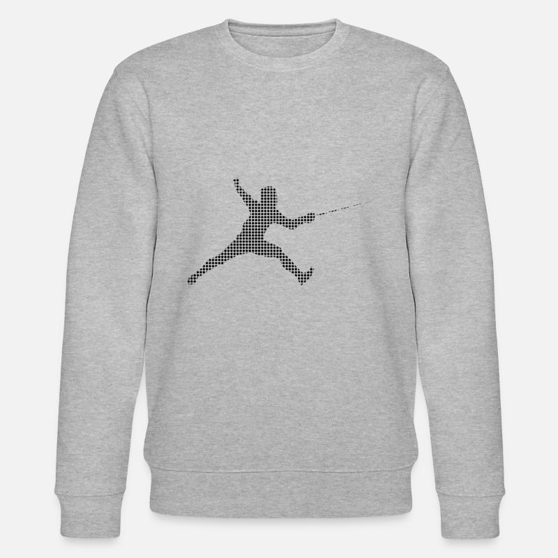 Fechten - Stanley/Stella Unisex Bio-Sweatshirt CHANGER  - Grau meliert
