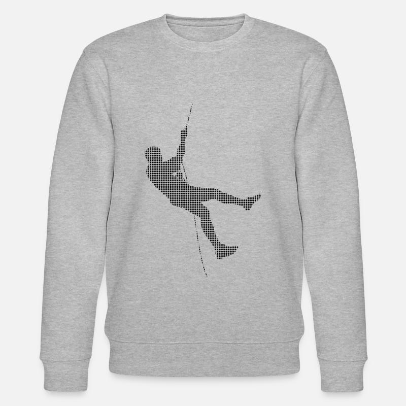 Klettern - Stanley/Stella Unisex Bio-Sweatshirt CHANGER  - Grau meliert
