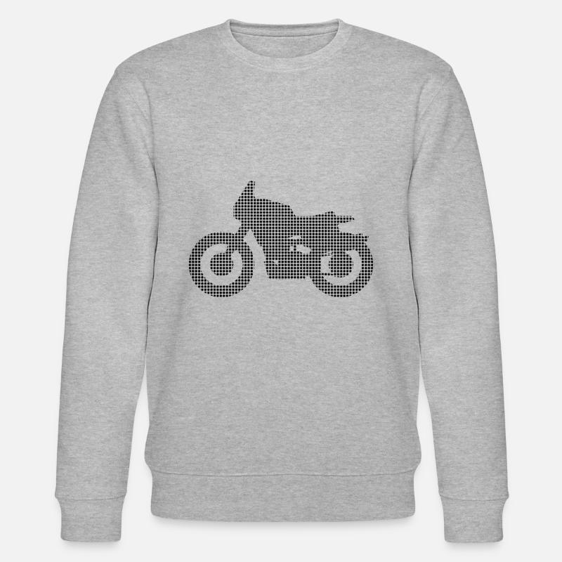Motorrad - Stanley/Stella Unisex Bio-Sweatshirt CHANGER  - Grau meliert