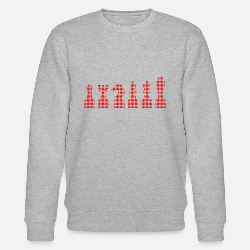 Schach - Stanley/Stella Unisex Bio-Sweatshirt CHANGER  - Grau meliert