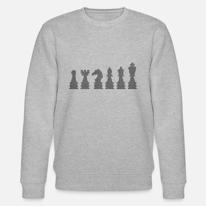 Schach - Stanley/Stella Unisex Bio-Sweatshirt CHANGER  - Grau meliert