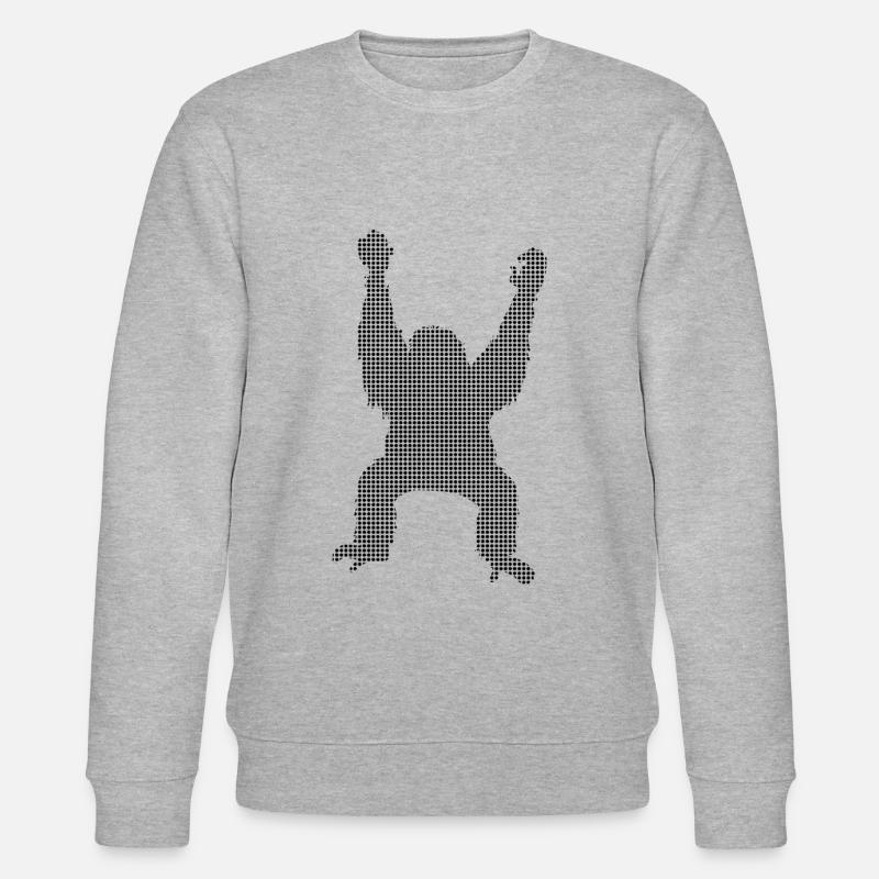 Orang Utan - Stanley/Stella Unisex Bio-Sweatshirt CHANGER  - Grau meliert