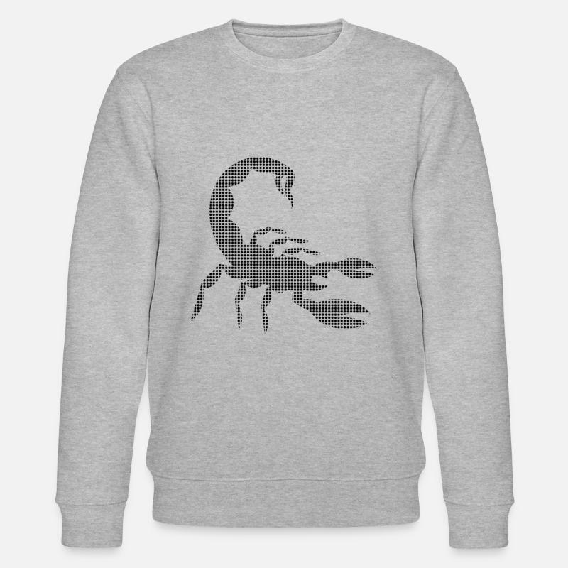 Skorpion - Stanley/Stella Unisex Bio-Sweatshirt CHANGER  - Grau meliert