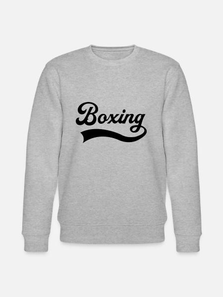 Boxes lettering - Stanley/Stella CHANGER Unisex Organic Sweatshirt - heather grey