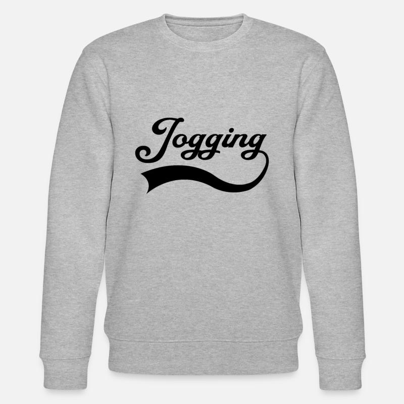 Lettrage de jogging - Sweat bio CHANGER Stanley/Stella Unisexe - gris chiné