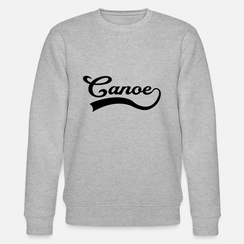 Canoë Canoë Lettrage - Sweat bio CHANGER Stanley/Stella Unisexe - gris chiné