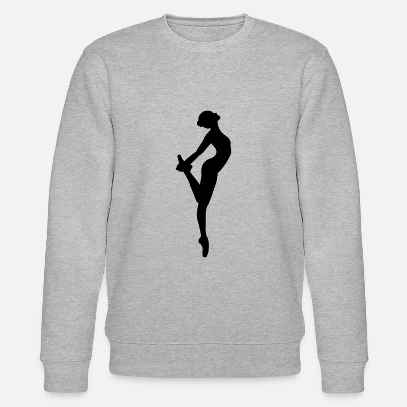 Silhouette de danseur dansant - Sweat bio CHANGER Stanley/Stella Unisexe - gris chiné