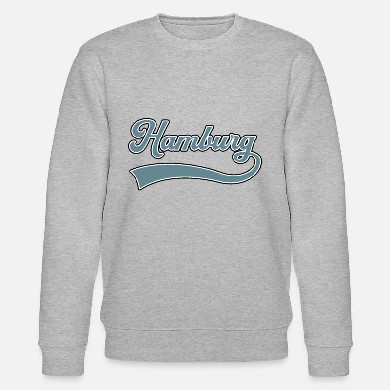 Lettrage de Hambourg - Sweat bio CHANGER Stanley/Stella Unisexe - gris chiné