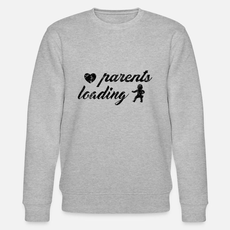 Werdende Eltern, parents loading - Stanley/Stella Unisex Bio-Sweatshirt CHANGER  - Grau meliert