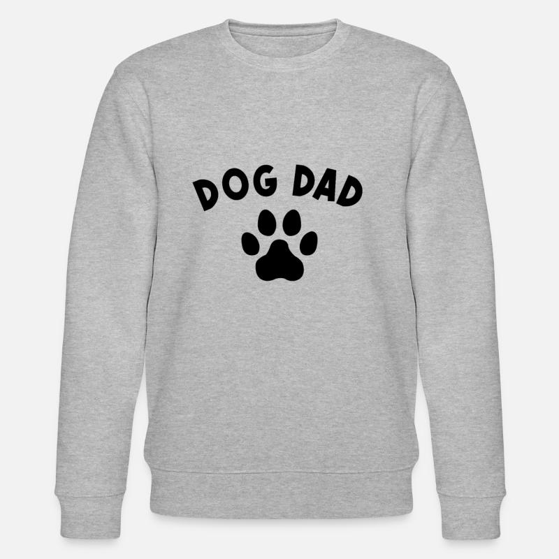 chien papa chiens papa - Sweat bio CHANGER Stanley/Stella Unisexe - gris chiné