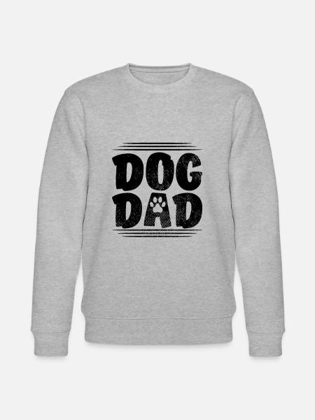 Dogs Papa - Stanley/Stella CHANGER Unisex Organic Sweatshirt - heather grey