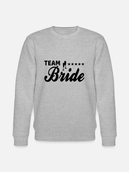 team bride Team Bride - Stanley/Stella CHANGER Unisex Organic Sweatshirt - heather grey