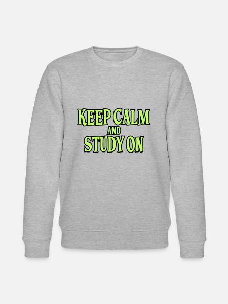 Study Saying - Stanley/Stella CHANGER Unisex Organic Sweatshirt - heather grey
