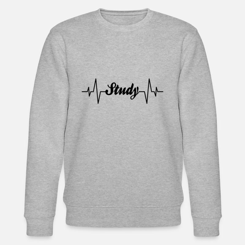 Étudier le rythme cardiaque - Sweat bio CHANGER Stanley/Stella Unisexe - gris chiné