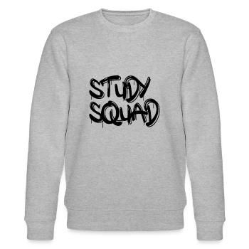 Study Squad - Stanley/Stella CHANGER Unisex Organic Sweatshirt - heather grey - Front - Nik (191cm) & Marisol (170cm)