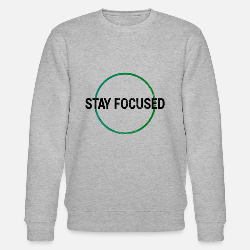 Focus Learning Shirt - Stanley/Stella CHANGER Unisex Organic Sweatshirt - heather grey