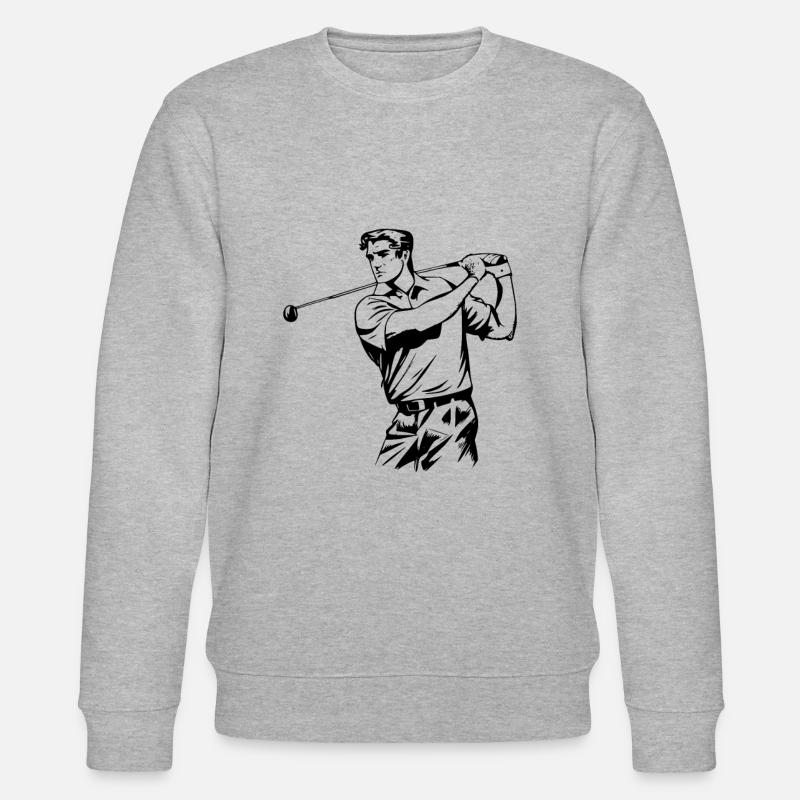 Golfeurs de golf - Sweat bio CHANGER Stanley/Stella Unisexe - gris chiné