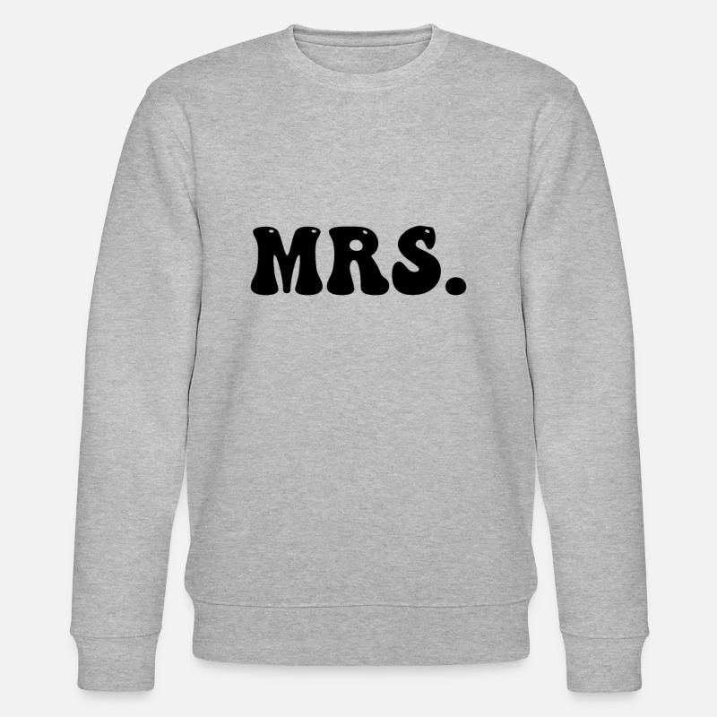 Mr. and Mrs. Partnerlook - Stanley/Stella CHANGER Unisex Organic Sweatshirt - heather grey