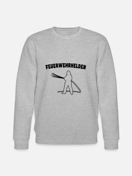 Feuerwehrhelden Feuerwehr - Stanley/Stella Unisex Bio-Sweatshirt CHANGER - Grau meliert