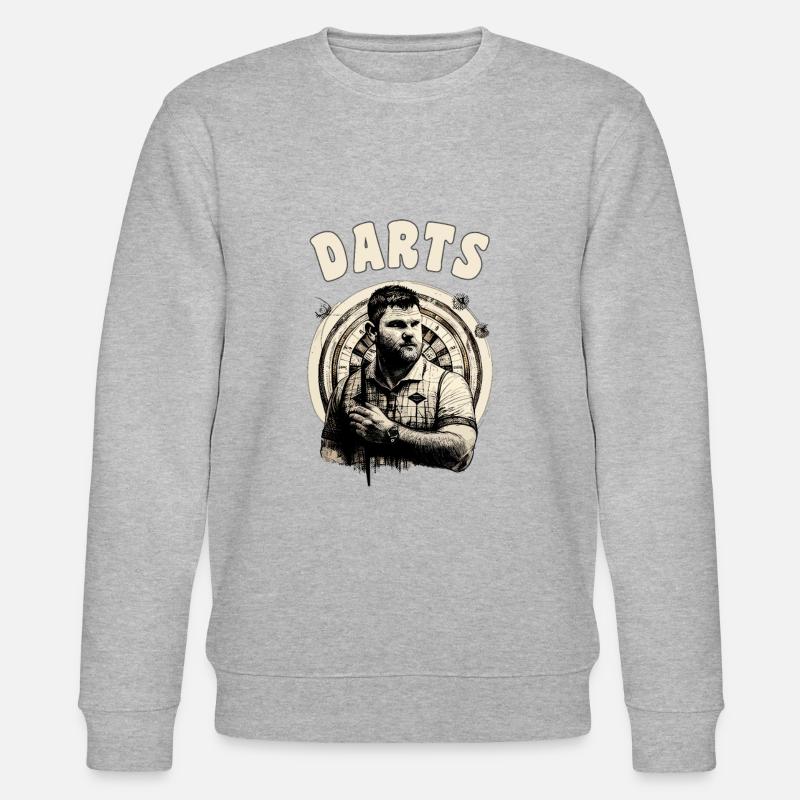 Darts - Stanley/Stella Unisex Bio-Sweatshirt CHANGER  - Grau meliert