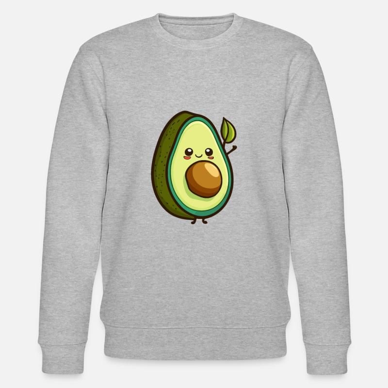 Avocat - Sweat bio CHANGER Stanley/Stella Unisexe - gris chiné